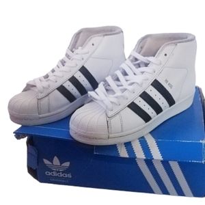 Adidas Original Leather Kids 4 Shell Top Sneakers